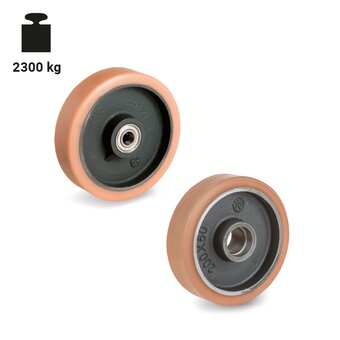 TR-63GH-W-Ruote in Vulkollan®